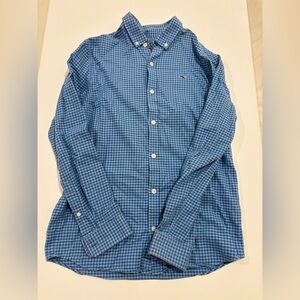 Vineyard Vines Squared Blue dress shirt, Boys L(16)